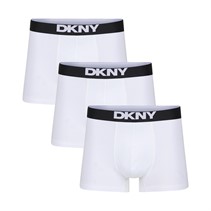 DKNY Mens New York Three Pack Modal Trunks White