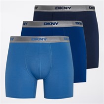 DKNY Trójpak bokserek Conway dla niego średnie dla niego kolor Navy/Niebieski
