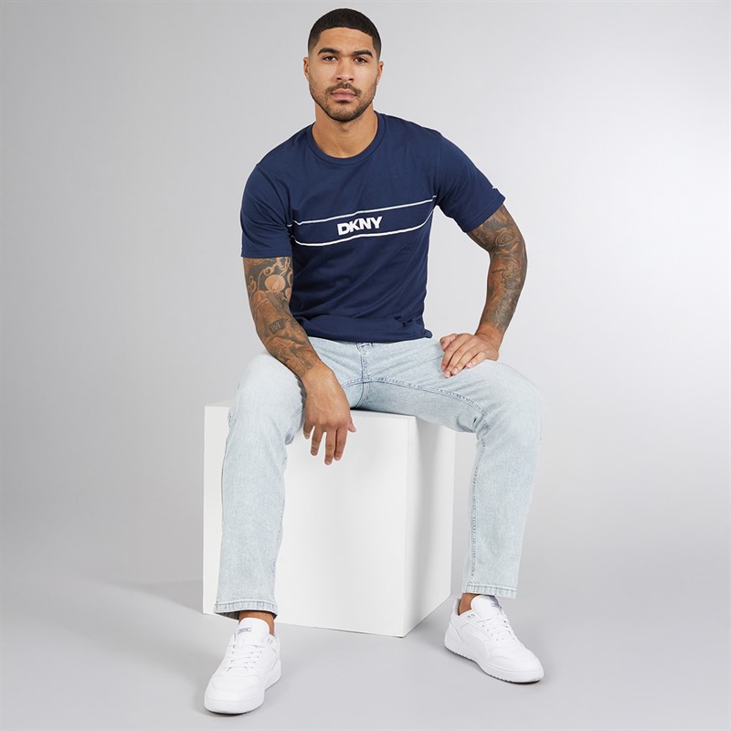 DKNY Mens Cavaliers T-Shirt Navy