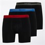 DKNY Herre Ajo Tre Pak Medium Boxer Trusser Sort/Blå/Rød/Military