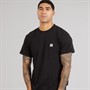 DKNY Mens Diamonds Waffle T-Shirt Black