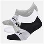 DKNY Womens Aurelia Three Pack Trainer Socks Black/White/Grey