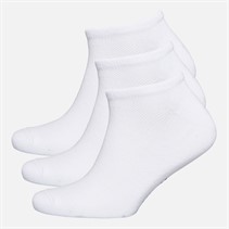 DKNY Womens Layla Three Pack Trainer Socks White