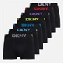 DKNY Mens Scottsdale Seven Pack Trunks Black/Multi