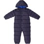 Kangaroo Poo Infant Hooded Padded Snowsuit Navy