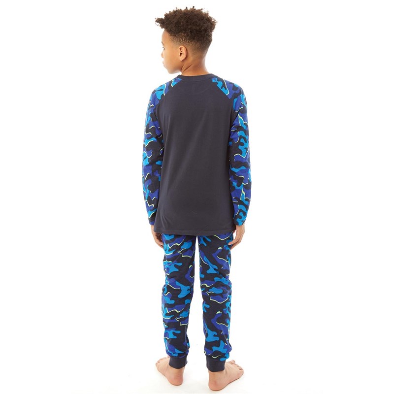 Kangaroo Poo Pyjama Garçon Bleu Marine