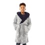 Kangaroo Poo Junior Frosted Robe Bademantel Blau