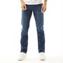 Kangaroo Poo Mens Straight Fit Jeans Dark Wash