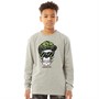 Kangaroo Poo Junior Long Sleeve Top Grey Marl
