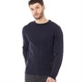 Kangaroo Poo Heren Trui met Ronde Hals Marineblauw