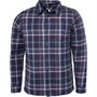 Kangaroo Poo Mens Quilt Lined Flannel Shirt Navy Check