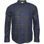 Kangaroo Poo Chemise à Manches Longues Homme Carreaux Multicolore