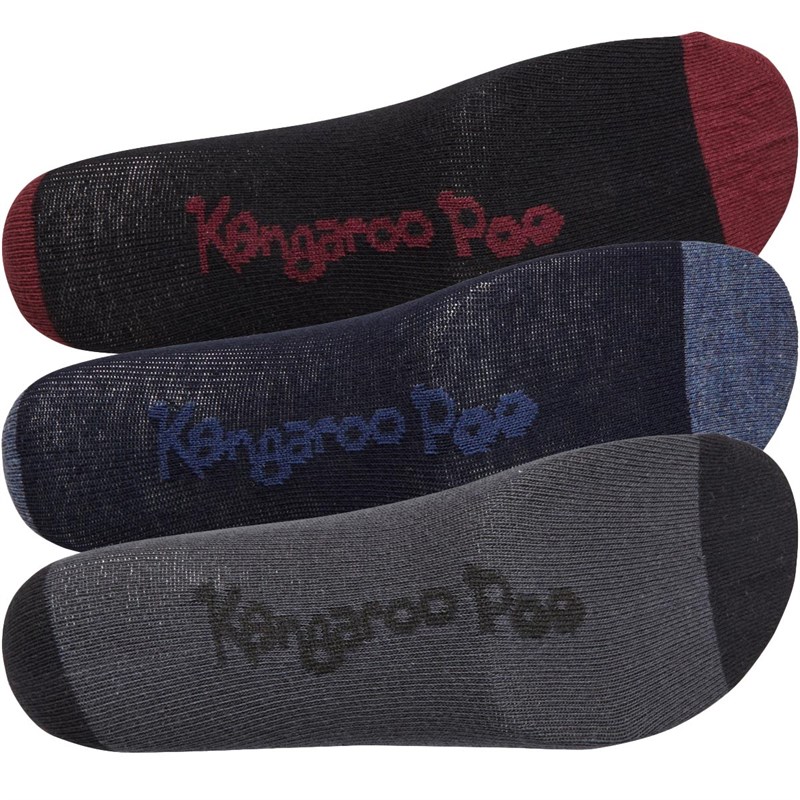 Kangaroo Poo Herren Socken Schwarz