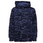 Kangaroo Poo Junior Camo Print Hoodie Navy Camo