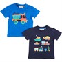 Kangaroo Poo Infant Two Pack T-Shirts Navy/Royal
