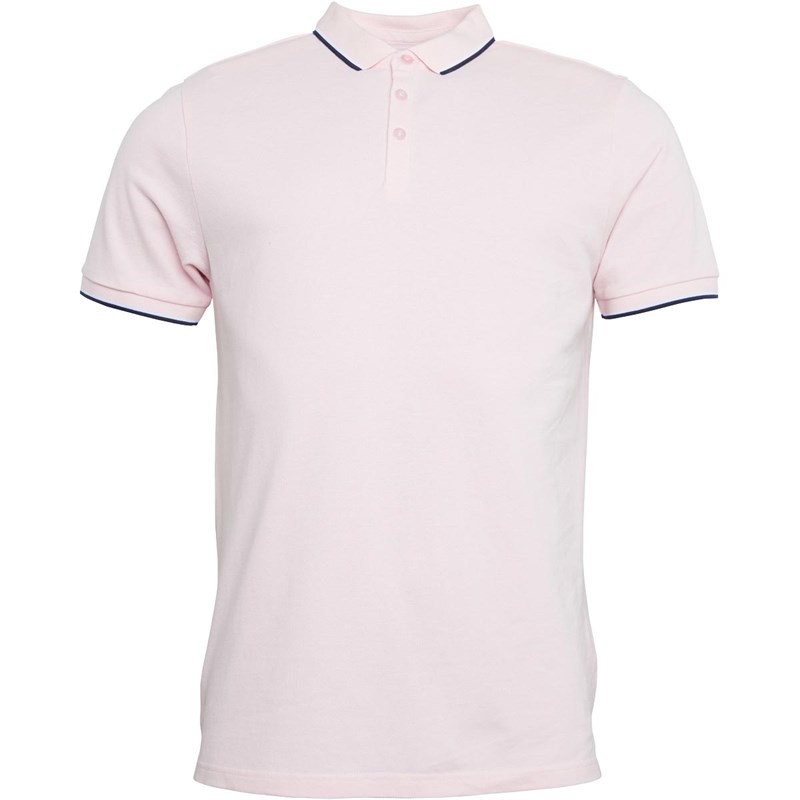 Kangaroo Poo Mens Pique Polo Pink