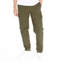 Kangaroo Poo Mens Elasticated Waist Combat Trousers Khaki