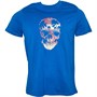 Kangaroo Poo T-Shirts Skull Print Homme Bleu Roi