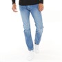 Kangaroo Poo Jean Droit Fit Denim Homme Bleu Denim