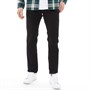 Kangaroo Poo Jean Droit Fit Denim Homme Noir