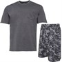 Kangaroo Poo Heren Camo Print Pyjama’s Grijs Caom