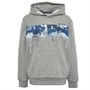 Kangaroo Poo Boys Drip Camo Hoodie Grey Marl