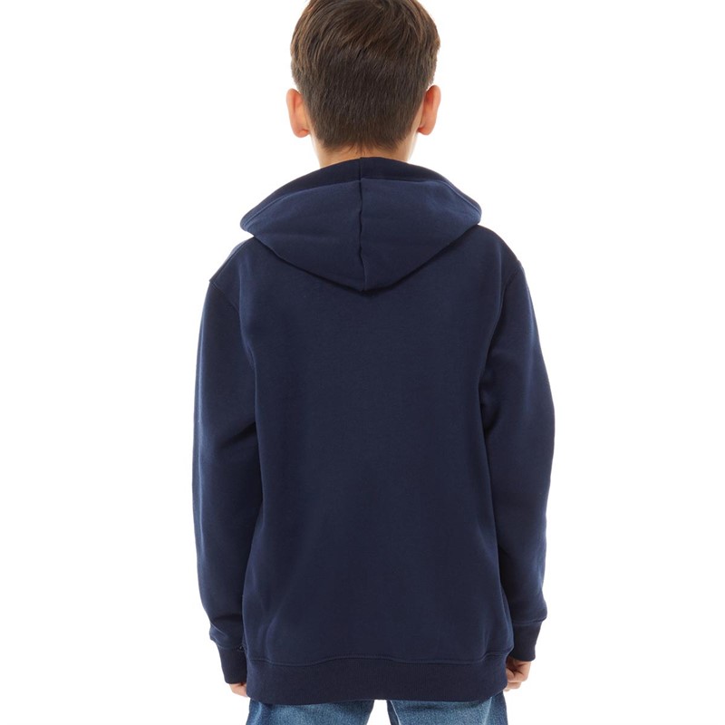 Kangaroo Poo Kids Camo Skull Hoodies Navy