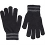 Kangaroo Poo Gants Striped Garçon Noir