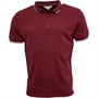 Kangaroo Poo Mens Pique Polo Shirt Burgundy