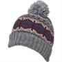 Kangaroo Poo Heren Fairisle Pom Pom Hoeden Grijs