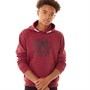 Kangaroo Poo Sweats à Capuche Garçon Rouge Foncé
