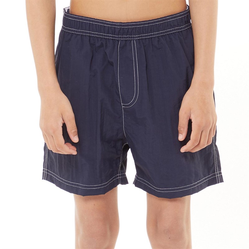 Kangaroo Poo Jongens Taslan Zwemshorts Marineblauw