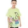 Kangaroo Poo T-Shirts Garçon Vert Citron