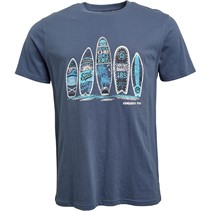 Kangaroo Poo Mens T-Shirt Vintage Indigo