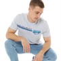 Kangaroo Poo Heren VW Camper Chest T-shirts Gemeleerd Lichtgrijs