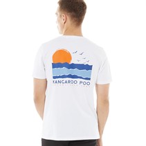 Kangaroo Poo Herre Printed T-shirts Hvid
