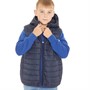 Kangaroo Poo Boys Hooded Padded Gilet Navy