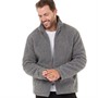 Kangaroo Poo Mens Sherpa Jacket Grey