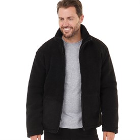 Mens sherpa clearance jacket with hood