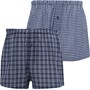 Kangaroo Poo Boxers Homme Bleu Carreaux