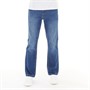 Kangaroo Poo Mens Bootcut Denim Jeans Mid Wash
