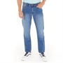 Kangaroo Poo Mens Straight Fit Denim Jeans Light Wash