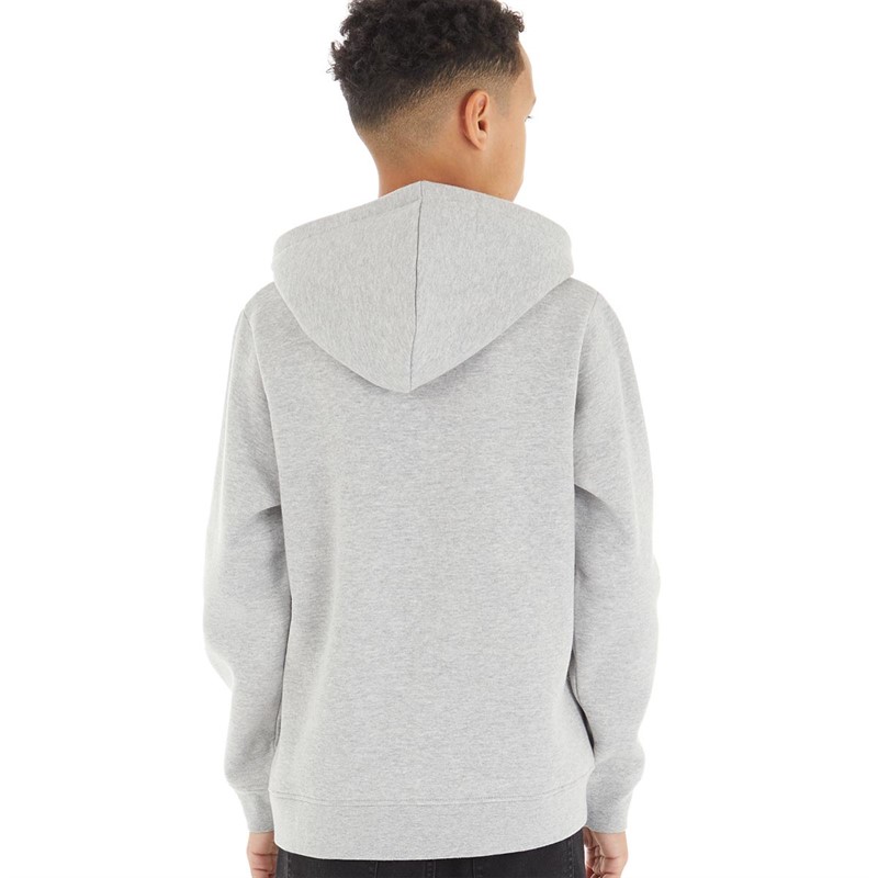 Kangaroo Poo Boys Hoodie Grey Marl