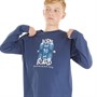 Kangaroo Poo Boys Long Sleeve Top Dark Denim