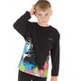 Kangaroo Poo Boys Junior Long Sleeve Top Black