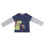 Kangaroo Poo Infant Boys Long Sleeve Top Dark Denim