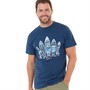 Kangaroo Poo Mens Surfboard T-Shirt Dark Denim