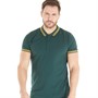 Kangaroo Poo Mens Pique Polo Shirt Green