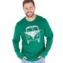 Kangaroo Poo Mens VW Long Sleeve Top Green