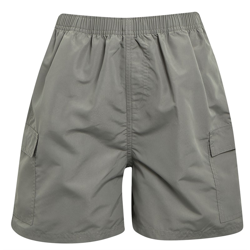 Kangaroo Poo Boys Cargo Swim Shorts Grey